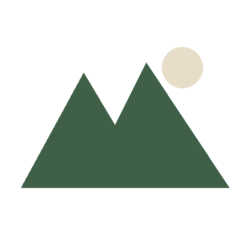 Wanderwissen Logo - Bergspitzen-Symbol